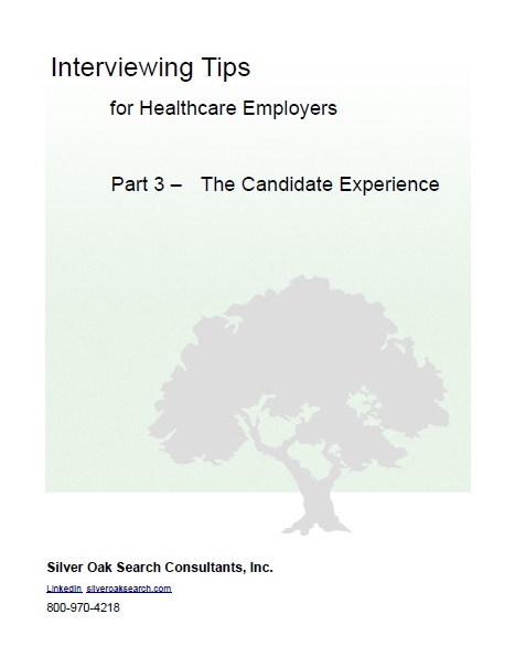 The Candidate Experience In-Person Interview for Healthcare Employers